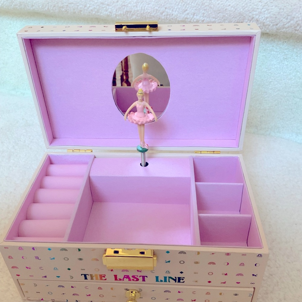 Pink Ballerina Music Jewelry Box